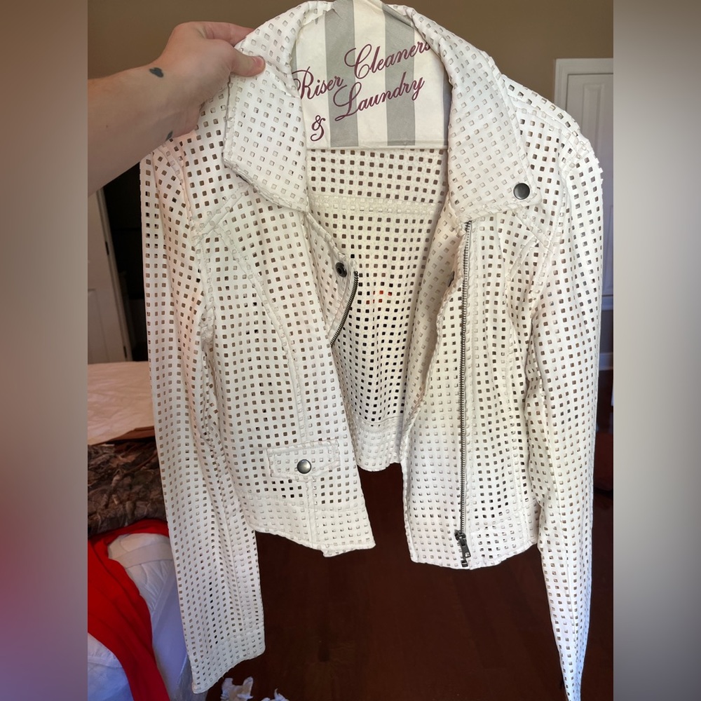 Womens laser cut blazer